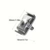 10pcs Hardware Accessories Metal Grid Wall Clamps Sturdy Clamps DIY Grid Connectors Wall Grid Panel Wall Installation