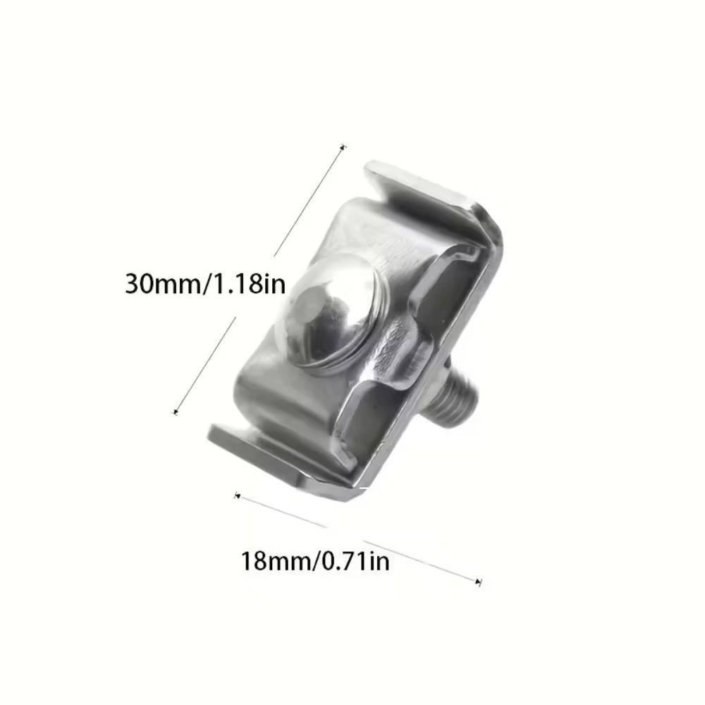 10pcs Hardware Accessories Metal Grid Wall Clamps Sturdy Clamps DIY Grid Connectors Wall Grid Panel Wall Installation