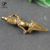 64G Brass Nepal Yamantaka Head Vajry Pestle Ornaments Vintage Brass Pendant Buddha Instruments Lucky Home Decorations Avoid Evil