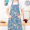2PCS Sleeveless Korean Styles Apron For Cooking Kitchen BBQ Craft Breathable Cotton Linen Smock Kitchen Apron Unisex