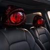 2PCS Simulation Dragon's Eye Car Pillowcase Car Seat Headcover  Gift for Car Lover