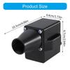 High Speed 16000RPM Barbecue Fan With Type C 5V3A & DC5.5x2.1mm12V2A Input Use for Outdoor Cooking Charcoal Grill