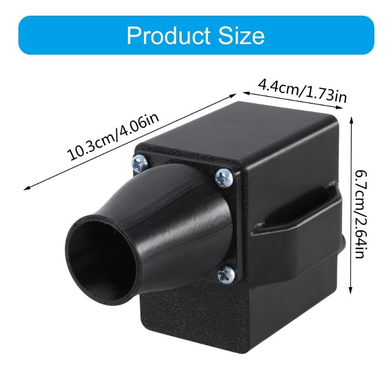 High Speed 16000RPM Barbecue Fan With Type C 5V3A & DC5.5x2.1mm12V2A Input Use for Outdoor Cooking Charcoal Grill