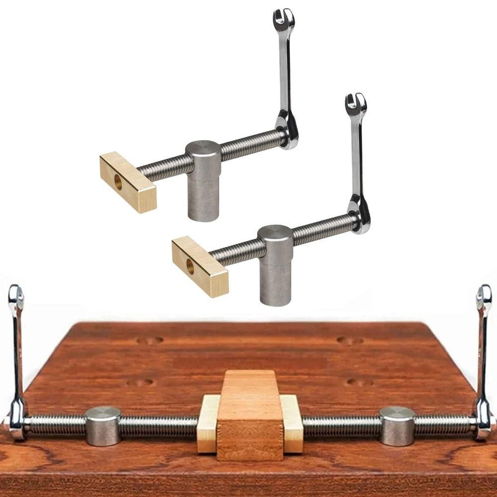 

Adjustable Woodworking Bench Dog Quick Fixture Workbench Fast Fixed Clamp Desktop Hole 20mm