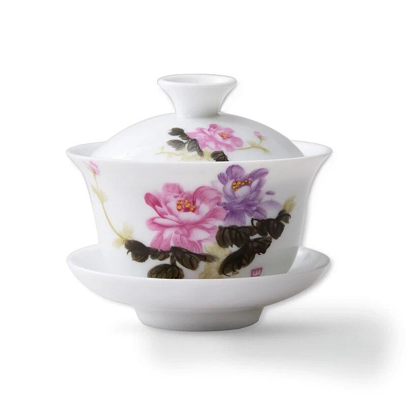 WHYOU Mini 80ml Tea Tureen Cup of Tea Business Gift Chinese Style High Quality Tableware Tea Set Kung Fu Accessories