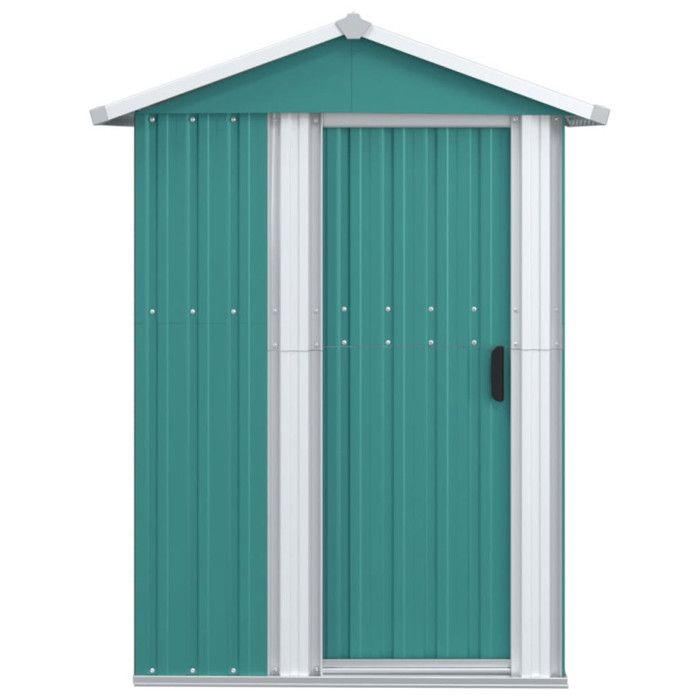 VidaXL Garden Shed Green 126x97.5x177 Cm Galvanized Steel, Garden Storage for Tools, Tool Storage 316233