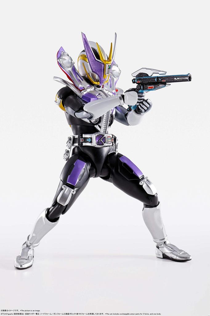 TAMASHII NATIONS Kamen Rider Sword Form 145mm Painted Movable Figure S.H.Figuarts Den-O Form/Gun (Shinketsu Shōhō) Approx. ABS&PVC