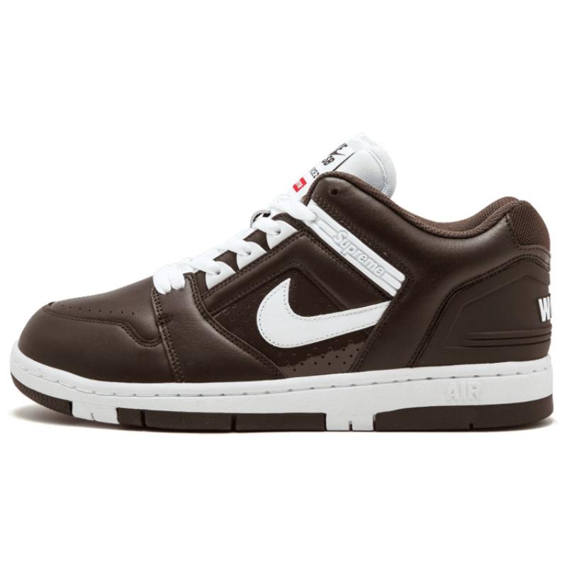 Nike X Supreme Air Force 2 'Brown' Skateboard Shoes AA0871-212