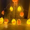60cm Easter LED Birch Light Tree Decorations For Home Table Easter Egg Ornament Hanging Organic Tree Happy Easter Party Supplies