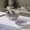Retro Hand-painted Ceramic Dinner Bowl
