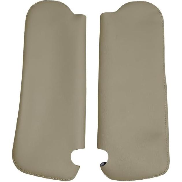 Sun Visor Cover Set for 1996-2002 Toyota 4Runner - Driver & Passenger Side Replacement (Tan Color)