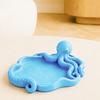 3D Printed Octopus Jewelry Tray for Small Items, Ocean Theme Storage Tray, Multifunctional Desktop Organizer for Vanity Bathroom Desk Decor