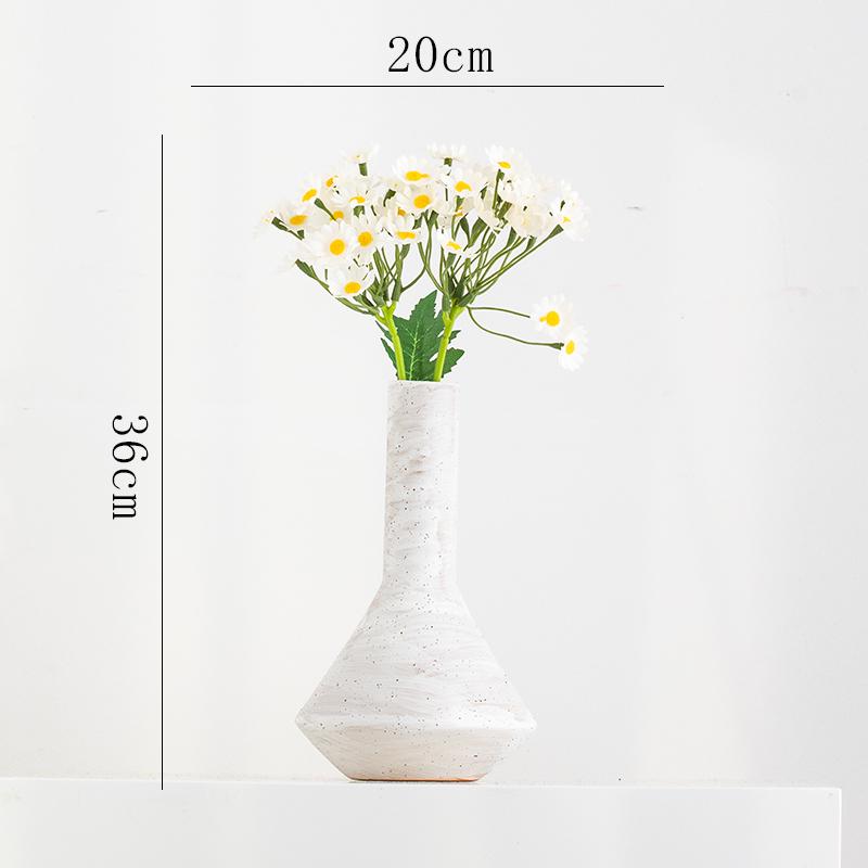 Retro Keramikvase für Wohnzimmer oder Schreibtisch Blumenarrangement
