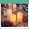 Electronic Fake Candle With Swirling Flame For Birthday Party And Celebration Events