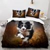 Pet Dog Series 3D Digital Printing Three-Piece Bedding Kit Sheet Quilt Cover