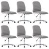 VidaXL 6x Chaises de Salle à Manger Chaises Pivotante à Dîner Sièges de Cuisine Repas Meubles de Cuisine Maison 3056540
