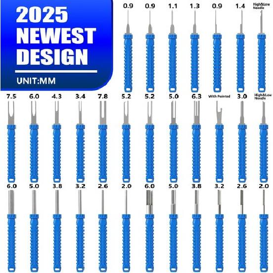 Terminal Removal Tool Kit – 31Pcs Electrical Pin Extractor Connector Blue