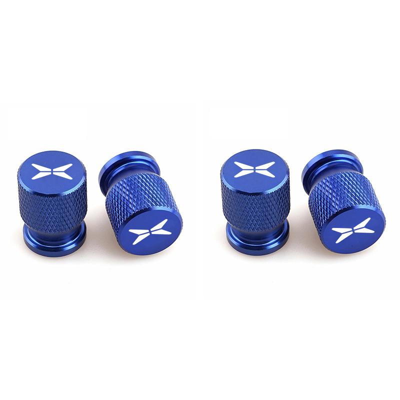 Car Wheel Tire Valve Caps Tyre Stem Covers Dust-proof Auto Emblem Style Accessory For Xpeng MONA M03 P7 P7+ X9 G6 G9 P5 G7 N5 G3