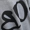 Oversized Pullover Sweatshirt met Lange Mouwen voor Dames Katoen Losse Jumpers Top Nep Twee Delen Ontwerp