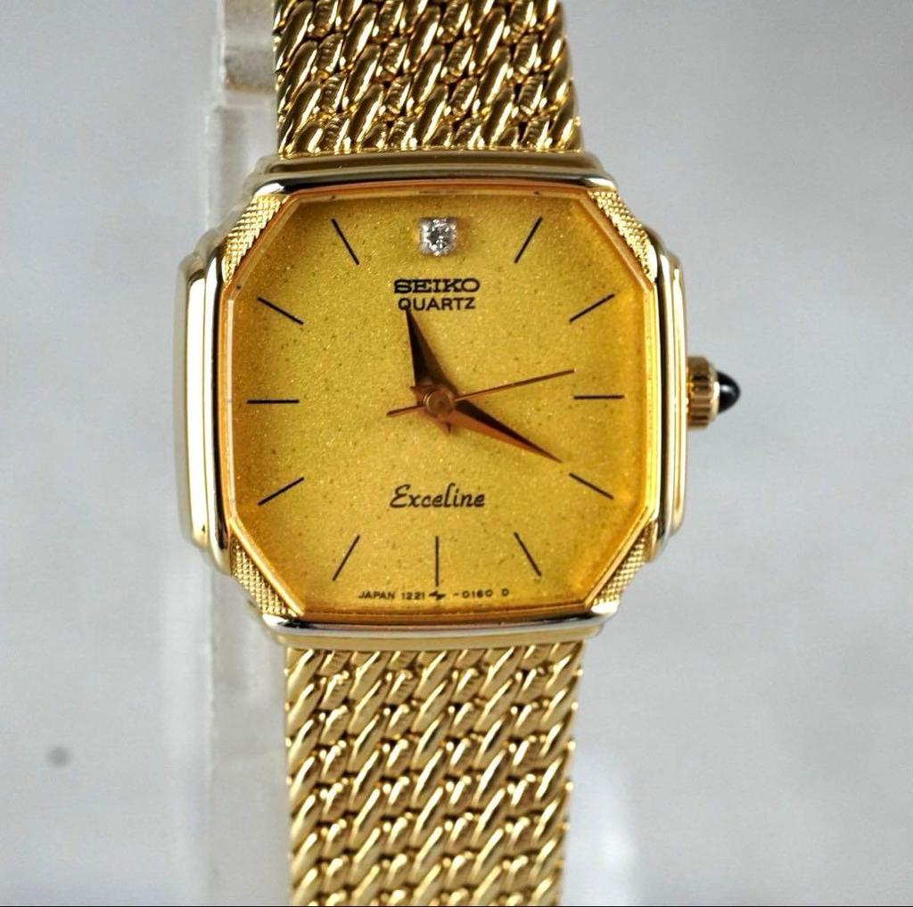 [USED] SEIKO Exceline Women's Quartz Watch with 1 Stone