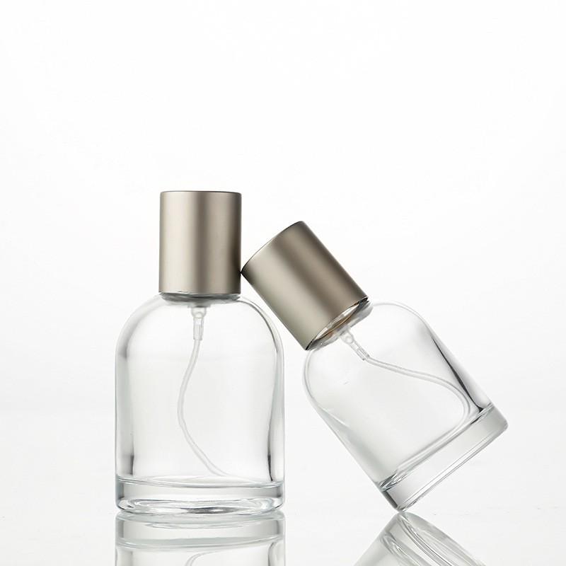 Transparent Glass Perfume Bottle, 30ml – Short Round/Slim Tall Design with 15mm Neck, Ideal for Cosmetics or Decanting