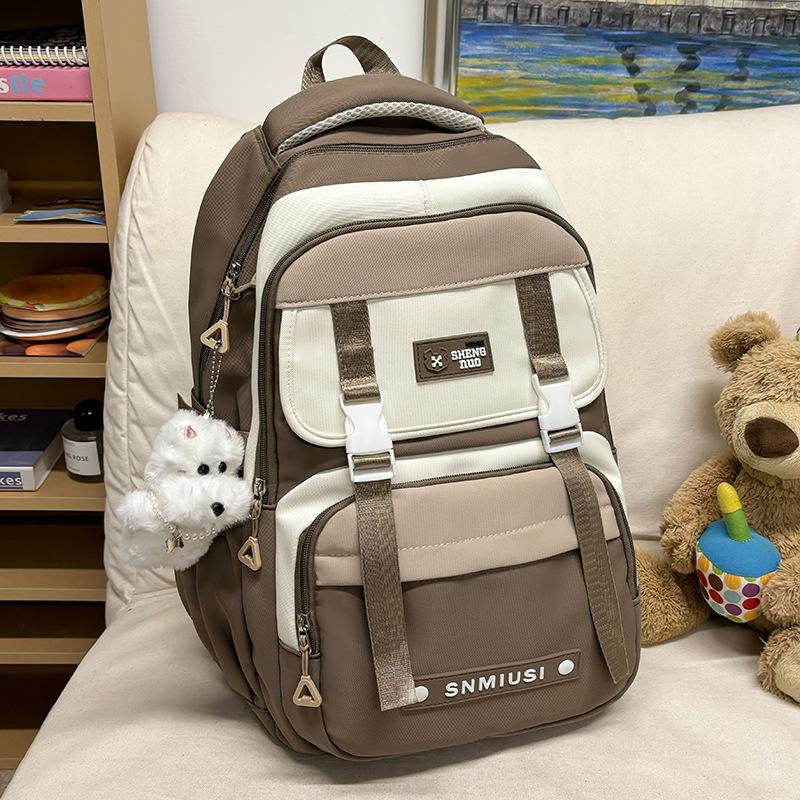 Children's Schoolbags Elementary School Girls Junior High School Color Combination High Value and Dirt Resistant Backpack