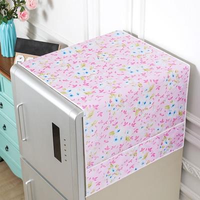 1Pcs New 55x120cm Refrigerator Dust Cover Cotton Linen with Storage Bag Fridge Protection Cover Dustproof Washing Machine Towel
