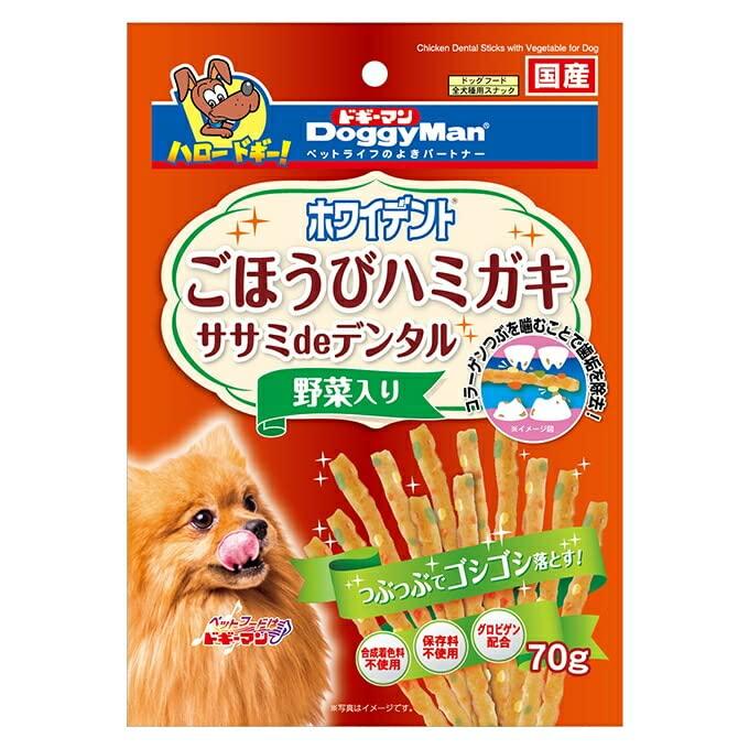 

Doggyman Whydent Sasami de Dental Vegetables 70 г Закуски для собак (Оптовая закупка) [×16]