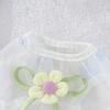 Breathable 3D Flower Pet Dress Lightweight Dog Princess Dress Puppy Summer Clothing  Outdoor