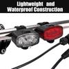 Waterproof Bike  Front and Back Lights with High Intensity LEDs Simple Installs for Commuters & Outdoor Enthusiasts