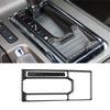 2x Real Carbon Fiber Gear Shift Panel Frame Cover Trim For Ford Mustang 2009-14