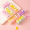 The Latest Starry Five Pointed Star Eraser Gradient Jelly Colored Eraser Creative Gift Eraser Looks Good and Can Be Wiped Clean