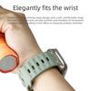Customised Step-Style Solid Colour Silicone Sport Watch Band For Apple Watch 49mm/46mm/45mm/44mm, Adjustable Replacement Wrist Strap