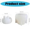 Silicone Candle Holder Molds Rabbit Shape Candlestick Silicone Molds for Candle Tealight Holder Gypsum Silicone Mold