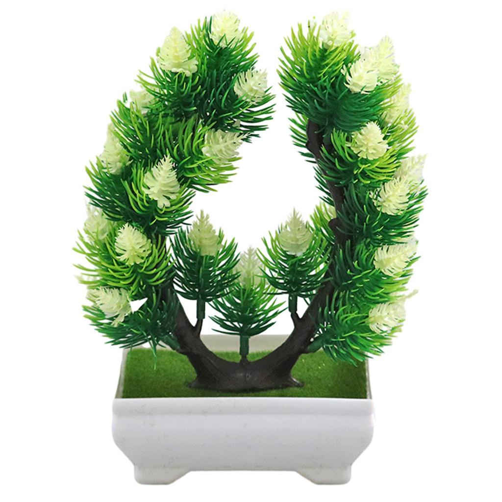 Plastic Artificial Bonsai Restaurants Weddings 22*12cm