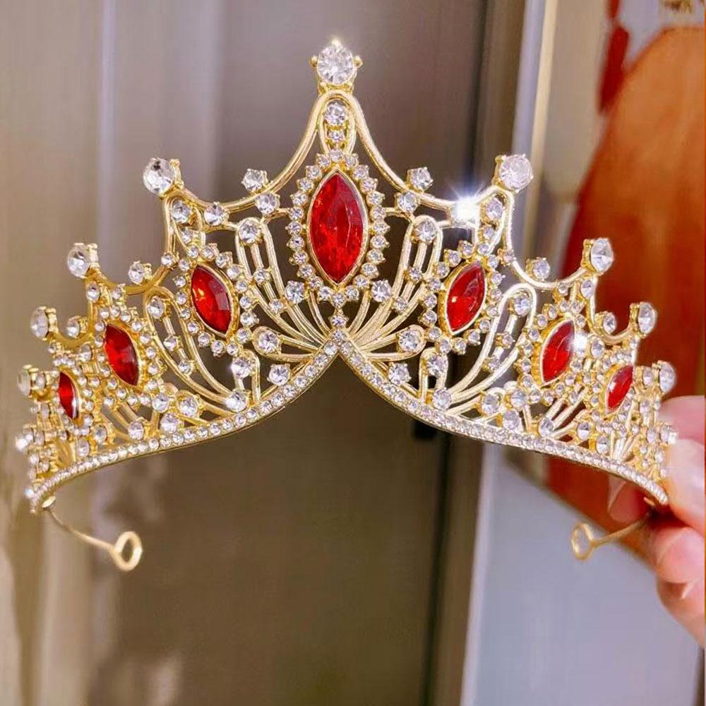 

Children s Crown Headwear Princess and Girl Crowns Crystal Hair Bands Performance Catwalk Girls Birthday Hair Accessories