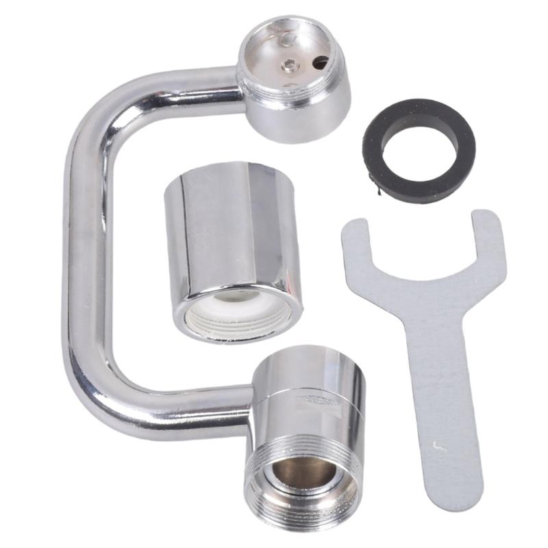 U Shape Faucet Aerator 360 Degrees Rotations Water Saving Efficient Flows Control Easy Installation Stainless Steel
