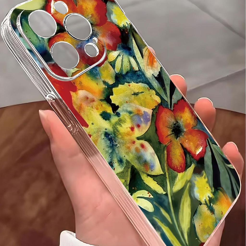 Ink Art Transparent Anti-Shock Case for iPhone 14-17 Promax Series