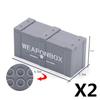 Militär Szene MOC Bausteine Spielzeug Zubehör Soldat Figur Stacheldraht Sandsack Zelt Medizinische Box Kette 30104 Straßensperre K042