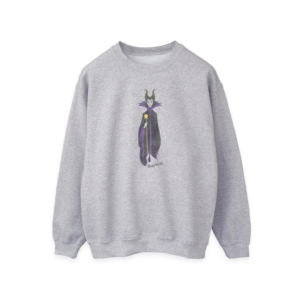 Dornröschen Damen/Damen Classic Maleficent Heather Sweatshirt
