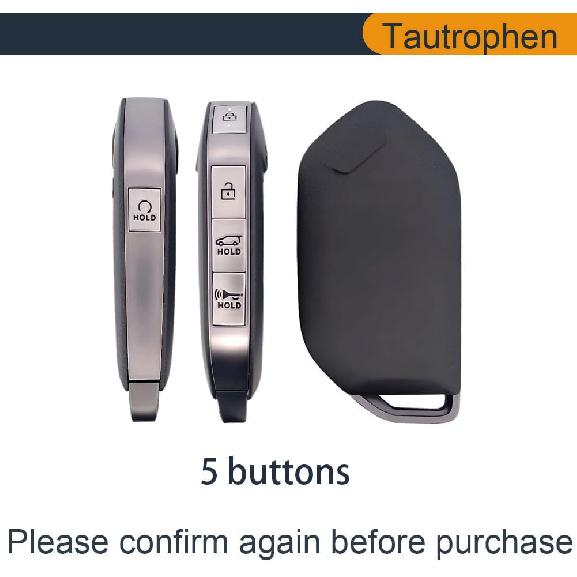 Key Fob Cover Compatible with Kia Telluride  2024 2025 K4 k5 Gt Sorento Smart Key