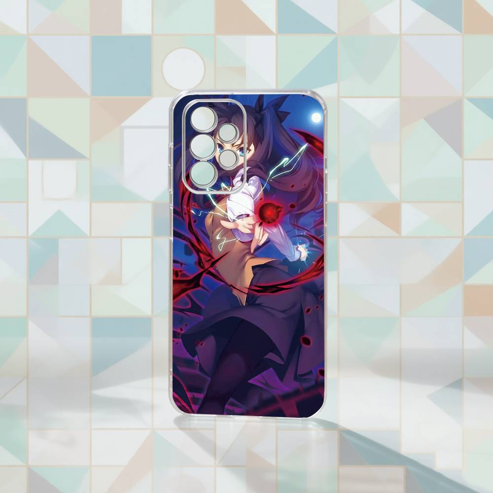 

Fate Rin Tohsaka Phone Case Transparent Silicone Soft For Samsung S25,S24,S21,S22,S23,S30,Ultra,S20,Plus,Fe Samsung S205G