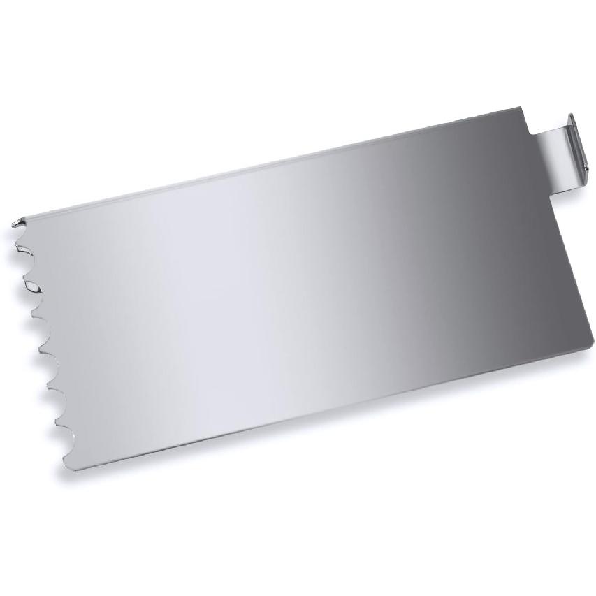 Grill Food Screen, Stainless Steel Rear Grease Gate/Guard Food Fighter Screen Block Flat Grill Accessories for Blackstone Griddle to Prevent Food