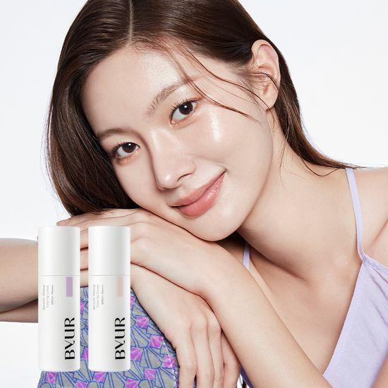 By Your Serum Fit Shining Tone-Up Cream 40g (Pink Beige/Lavender)