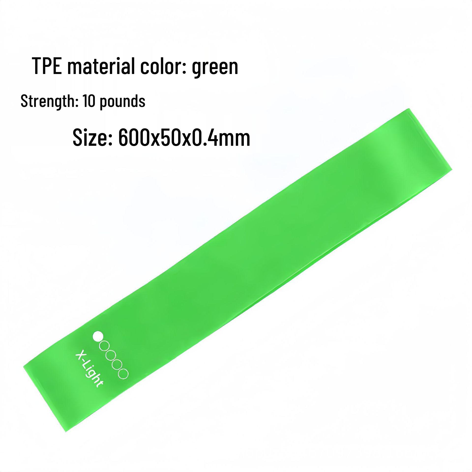 Custom TPE Yoga Resistance Band for Stretching and Strength Training Hips