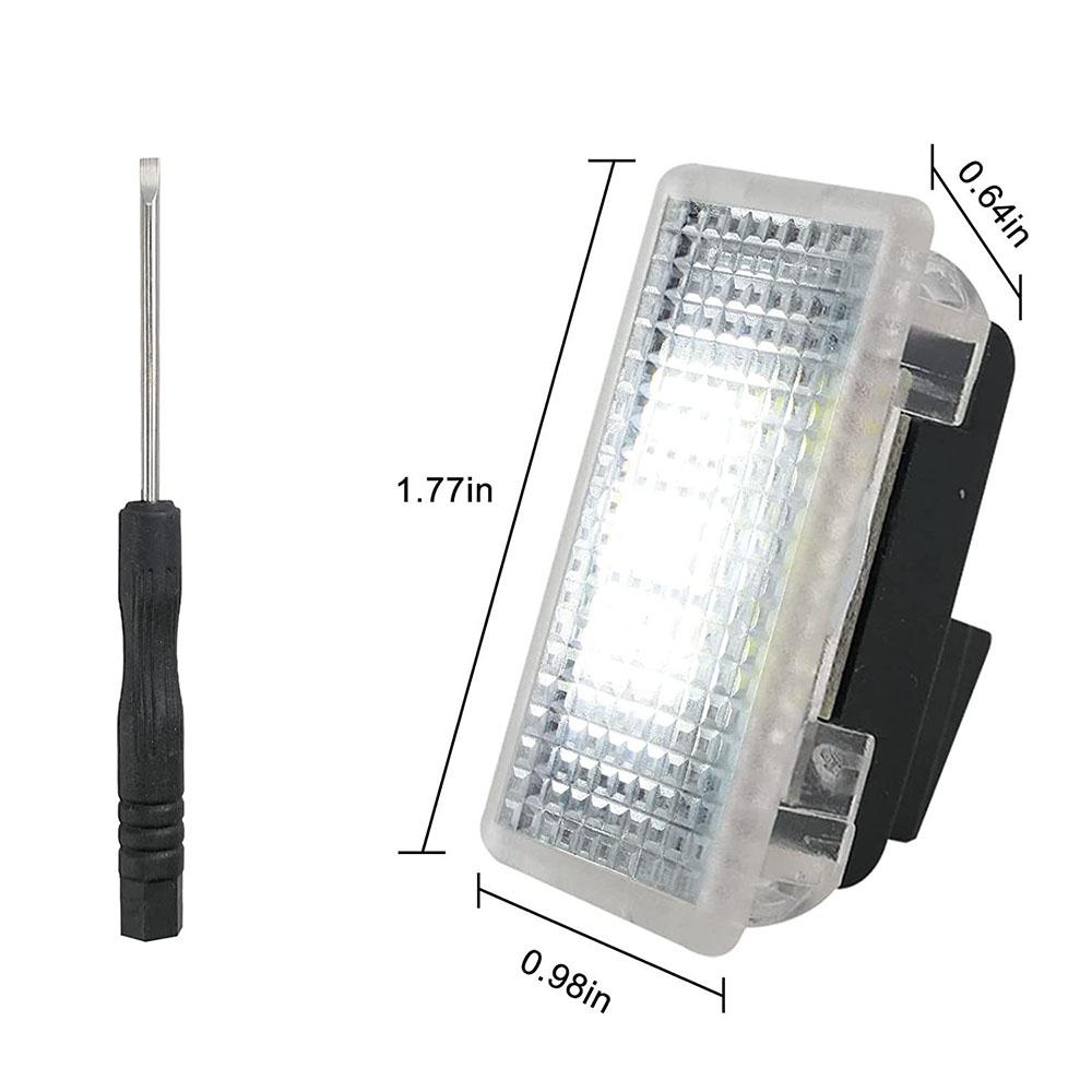 For Tesla Model 3 Y S X Ultra-bright Interior LED Lighting Bulbs Kit Accessories Fit Trunk, Frunk, Door Puddle, Foot-Well Lights