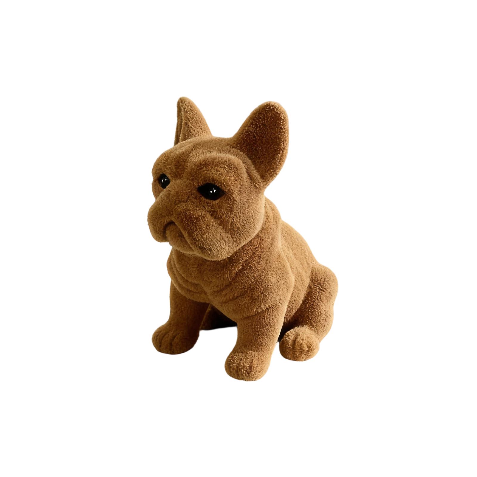 

Имитация куклы смола украшение домашний питомец собака подарок One Size коричневый