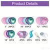 Mermaid Balloon Garland Arch Kit Pastel Pink Purple Seashell Foil Balloon Set Birthday Baby Shower Ocean Theme Party Decor