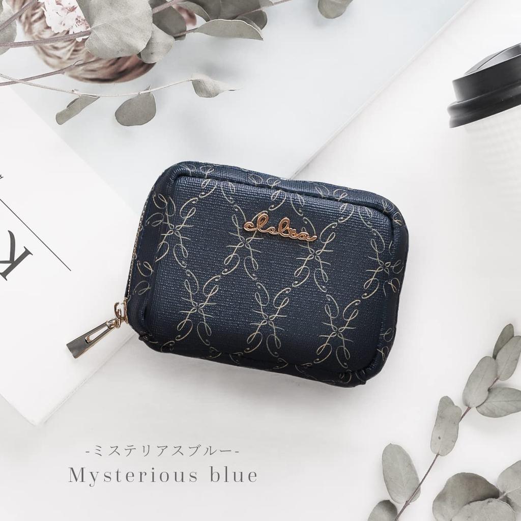 Small pouch for convenient for carrying lipstick and Belle series [Clelia] women, accessories, [CL-18070] (Mysterious Blue)