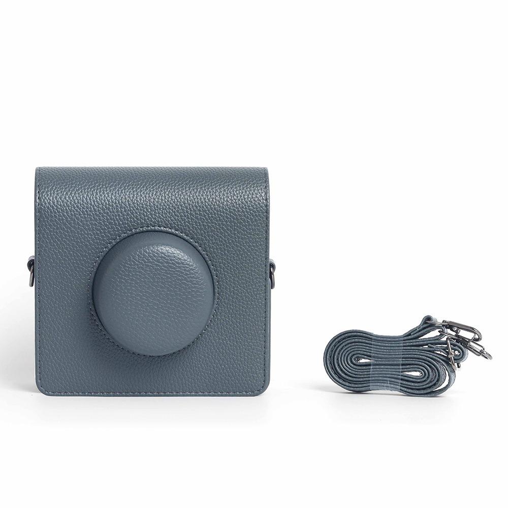 PU Leather Instant Camera Case Anti Scratch Storage Bag for Fujifilm Instax WIDE EVO Travel